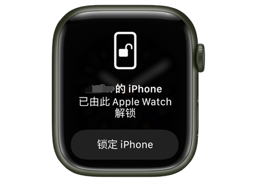 江源苹果手机维修分享用 AppleWatch 解锁配备面容 ID 的 iPhone方法 